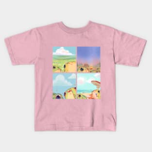 Summer Toad Trip | Frog Art Kids T-Shirt